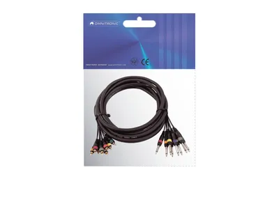 Immagine prodotto di OMNITRONIC Snake-Kabel 8xCinch/8xKlinke mono 15m (30304748)