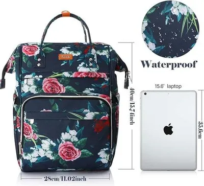 Produktbild von Schulrucksack Laptop Multifunktionsrucksack Schwarz