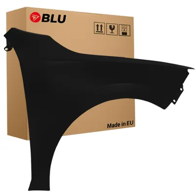 Productafbeelding van BLU Spatbord geschikt voor Seat Toledo IV 4 LC9Z Rechts Zwart BlackMagic Zonder richtingaanwijzeropening | 2012-2019 | Voorzijde | Gelakt | Montageklaar