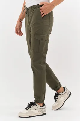 Produktbild von Cargohose Herren Stretch Relaxed Fit mit 6 Taschen und Kordelzug