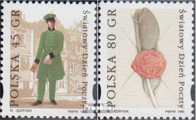 Produktbild von Briefmarken Polen 1995 Mi 3561-3562 (kompl.Ausg.) postfrisch Weltposttag