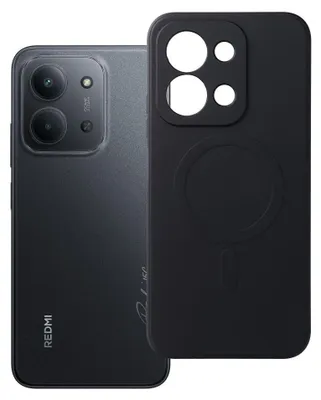 Image de Case passend für Xiaomi Redmi 15C (173,16 x 81,07 x 8,2) Silicone Mag Cover kompatibel mit MagSafe black