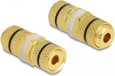 Immagine prodotto di DELOCK Audio Adapter Polklemme > Polklemme zum Einbau schw.