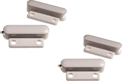 Produktbild von 2er Set Mini-Magnetkontakt, 3,4 x 1,5 x 0,8 cm, Einbruchschutz an Fenster & Tür