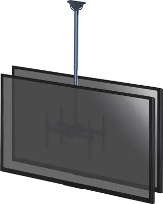 Image de Support plafond 2 écrans TV 37"-86", Hauteur 106-156cm
