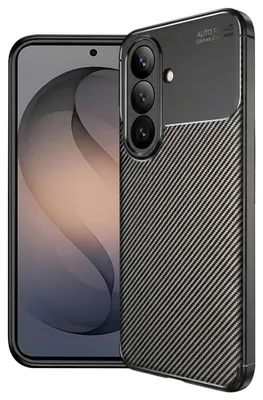 Obrázek produktu pro Techsuit – ochranné pouzdro CarbonFiber s karbonovým designem pro Samsung Galaxy S26 – černé