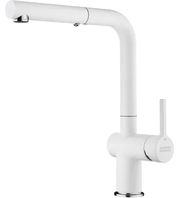 Produktbild von Franke 115.0653.376, Standard, Chrom, Weiß, Messing, Hebelgriffe, Einzelbild, 3/8"