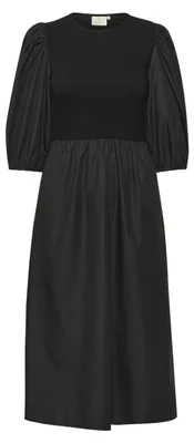 Produktbild von KAFFE Damen Damenkleid mit halber Ärmel unten Knielänge Fit und Flare Silhouette