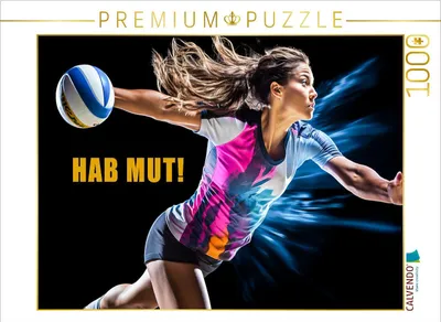 Produktbild von CALVENDO Puzzle Mut | 1000 Teile Lege-Größe 64x48cm Foto-Puzzle für glückliche Stunden