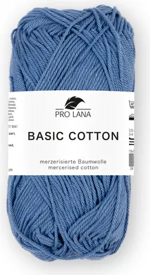 Produktbild von Pro Lana BASIC Baumwolle Baumwollgarn 50 g ideal für Kleidung, Spielzeug, Accessoires 125 m Farbe 255 - hellflieder