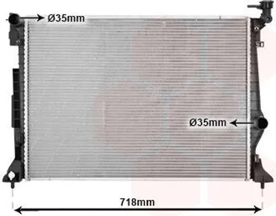 Image de VAN WEZEL 82012740 Radiateur Refroidissement moteur