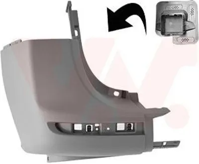 Produktbild von VAN WEZEL Heckstoßstange Stoßfänger Hinten Links passend für MERCEDES-BENZ Sprinter 3,5-T Kastenwagen (907, 910) Sprinter 3,5-t Tourer (907)