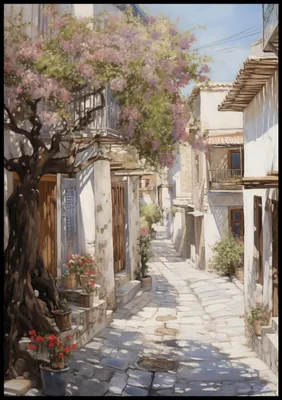 Produktbild von Plakat 70x100cm Charme der Altstadt