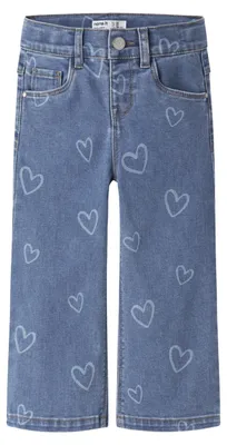 Immagine prodotto di NAME IT Nmfrose Jeans a gamba larga, modello AOP, taglia 4044-On, collezione Noos