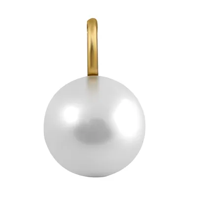 Zdjęcie produktu dla Wisiorek Orolino 585/- złoto 0,9 cm żółta perła hodowlana z wód słodkich, biała 067340132-1