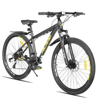 Produktbild von Hiland 27,5-Zoll-Mountainbike für Erwachsene, 24 Gänge, leichter Aluminiumrahmen, hydraulische Scheibenbremsen, Offroad-MTB für Männer und Frauen