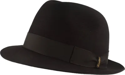 Borsalino Trilby Marengo aus Haarfilz in schwarz