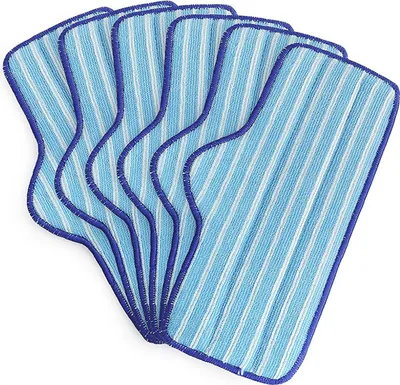 Produktbild von 6er-Pack kompatibel mit Dupray Neat Dampfreiniger Mikrofaser-Pads.