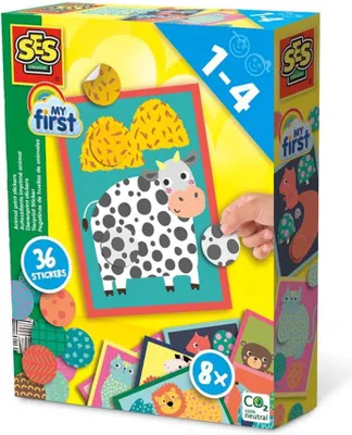 Produktbild von Ses Creative My First Dierenprint Aufkleber