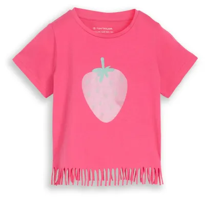 Produktbild von T-Shirt mit Fransen