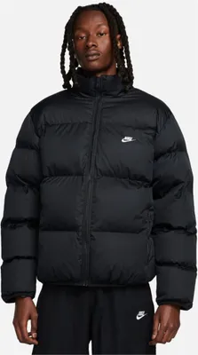 Produktbild von Nike M Nk Club Puffer Jkt Black/White Black/White M