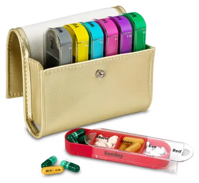 Produktbild von Wöchentlicher Tablettenorganizer – Medikamentenbox für 7 Tage