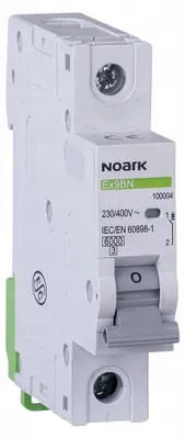 Immagine prodotto di Interruttore automatico 1P C 4A Ex9BN Noark 100093