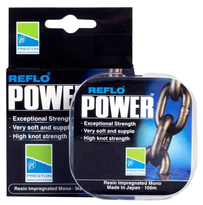 Produktbild von Preston Reflo Power - 100m Schnur, Durchmesser:0.26mm, Tragkraft:5.7kg