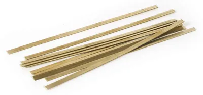 Messingband 3x100 mm, 10 Stück – Gold, Holzmodellbau