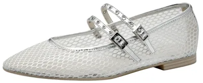 Produktbild von Tamaris Damen Klassische Ballerina 1-22143-44 Silberfarben