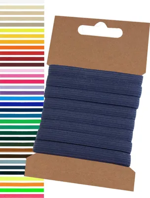 Produktbild von 5m Gummiband 6,6mm Gummilitze Wäschegummi elastisches Band Wäscheband