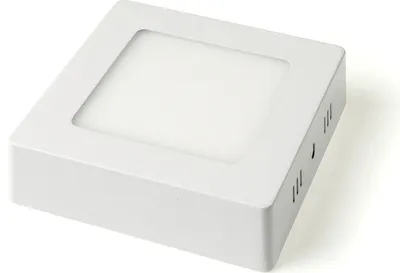 Produktbild von KOLORENO Quadratisches  LED Panel 6W, Kaltweiß (6000K), Weiß, 110x110x30mm