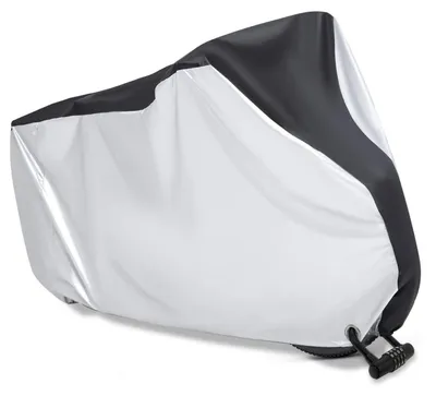 Obrázok produktu pre Ochranný obal na bicykel, materiál 210D Oxford, rozmery 200x110x70 cm, farba: strieborná/čierna