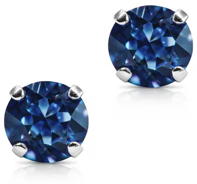 Produktbild von LUISIA® Ohrringe "Emily" mit  Premium Kristallen 9 mm | Hellblau