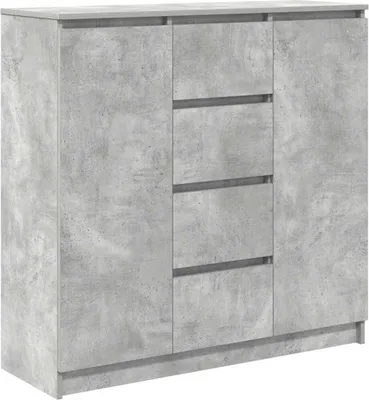 Produktbild von Sideboard mit Schubladen Betongrau 100,5x35x98,5 cm