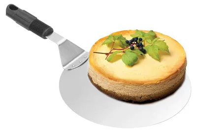 Pizzaspeeler aus Edelstahl mit Griff, 25,4 x 43 cm