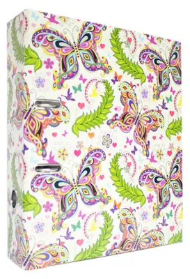 Produktbild von ADINA Motivordner Schmetterlinge Vintage