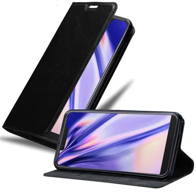 Immagine prodotto di Custodia Cadorabo per WIKO VIEW 2 GO Cover protettiva in nero Custodia per cellulare Case Cover Chiusura magnetica