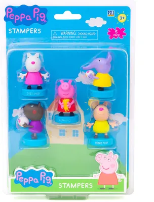 Productafbeelding van Peppa Pig: 5 verzamelbeeldjes met stempel
