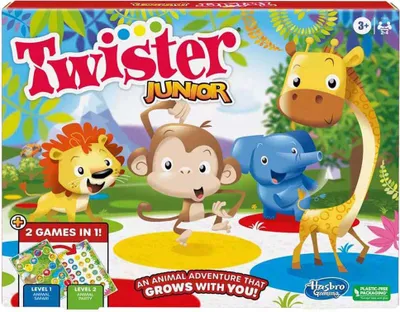 Obrázek produktu pro Hasbro Gaming Hra Twister Junior, 3 rok/roky, 10 min