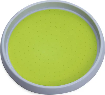 Obrázok produktu pre Nešmykľavý otočný zásobník na špajzu Lazy Susan Storage Organizer 9,8 palca zásobník na fľaše na korenie v skrini