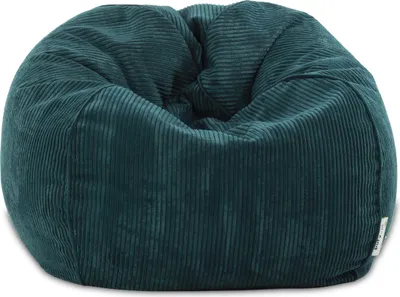 Produktbild von Ecopuf - Sitzsack Cord mit Fußstütze, Sessel mit Füllung, Sakwa Petrol Sz9