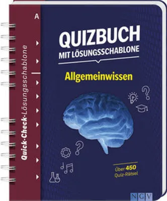 Image de Quizbuch mit Lösungsschablone Allgemeinwissen