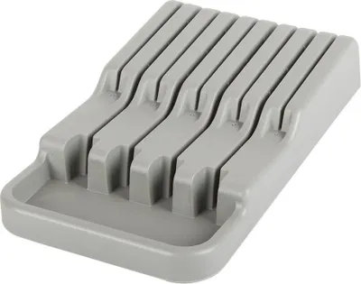 Immagine prodotto di Verk 07148 Organizzatore di coltelli a 9 posizioni, grigio
