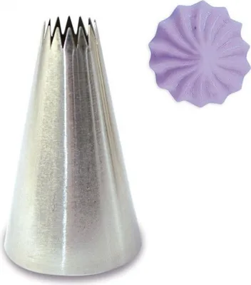 Immagine prodotto di 2 ugelli in acciaio inox - scanalati