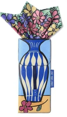 Produktbild von Love Your Lenses: Etui für Brillen. Vase mit Blumen - IF