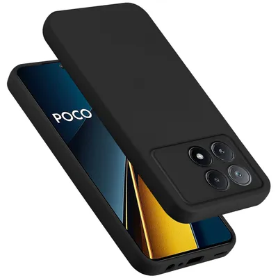 Produktbild von Cadorabo Hülle für Xiaomi Poco X6 Pro Hülle Silikon Handyhülle Case aus flüssigem Silikon, Kratzfeste und stoßfeste Schutzhülle für Xiaomi Poco X6 Pro