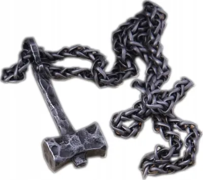 Produktbild von NORDISCHE THOR'S HAMMER HALSKETTE Wikinger 459