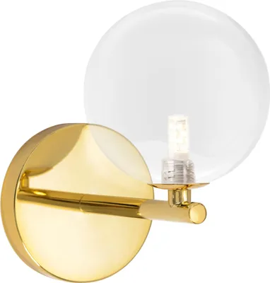 Produktbild von tooLight Wandlampe APP1161-1W GOLD/TRANSP.