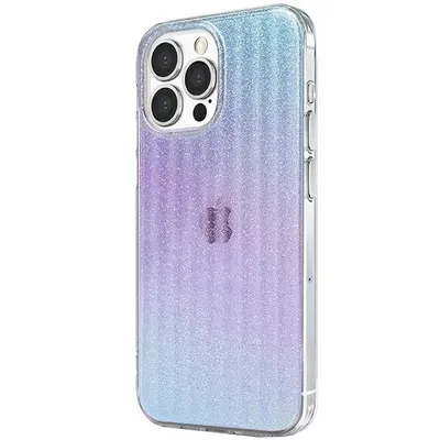 Productafbeelding van Uniq Coehl Linear telefoonhoesje voor iPhone 13 Pro Max - Roze-blauw
